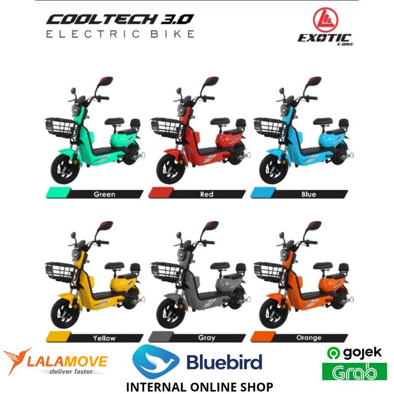 Sepeda Listrik Exotic Cooltech 3.0 Garansi Resmi