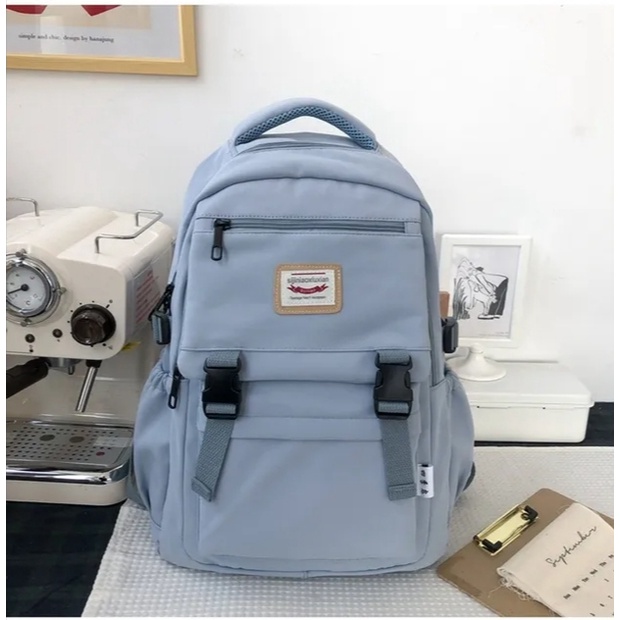 PTM - Tas ransel anak perempuan-tas fashion Korea-tas punggung my bag polos