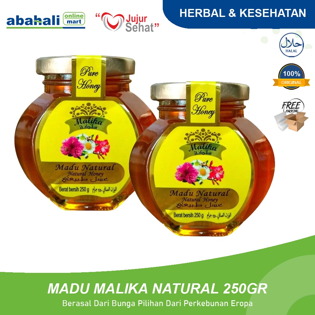 

READYYY PRODUK ASLI Madu Malika Natural 250gr