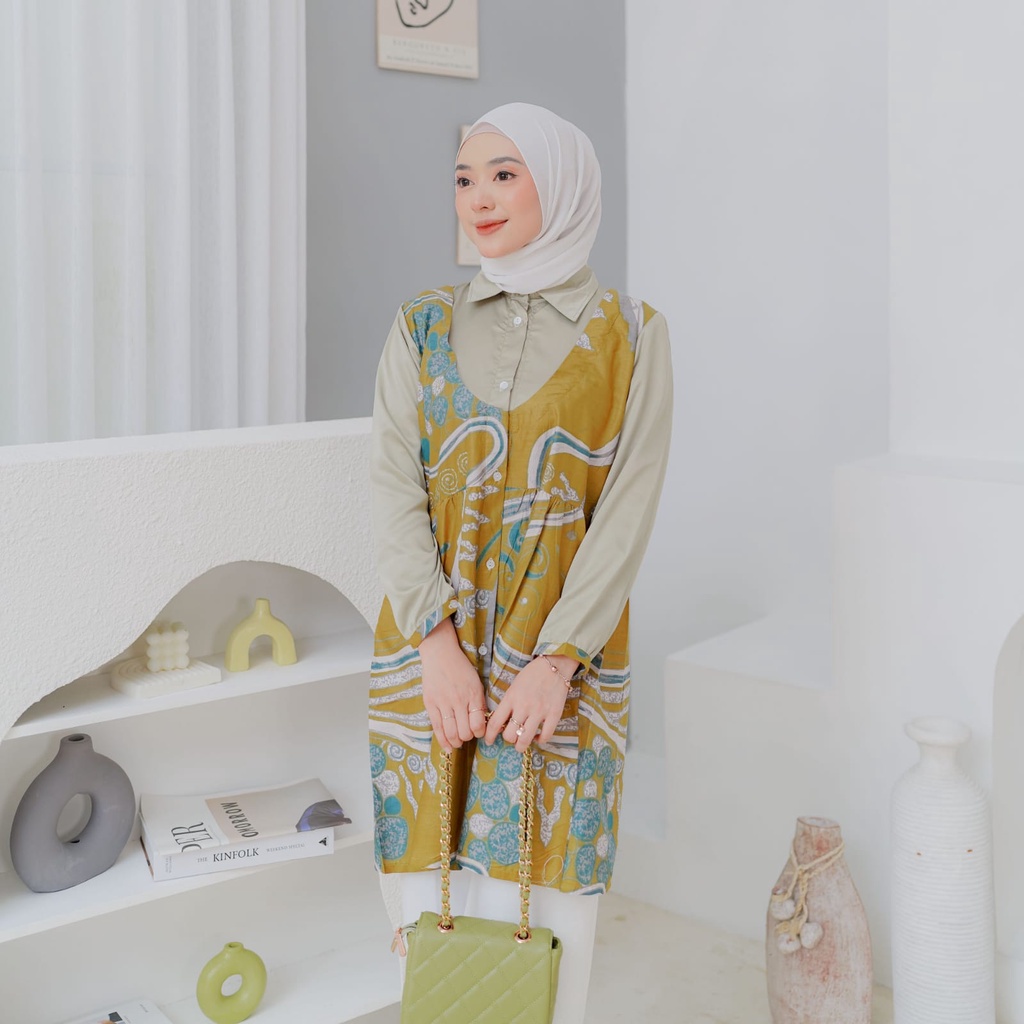Baju Wanita Atasan Batik Blus Wanita Best Seller Hot Item