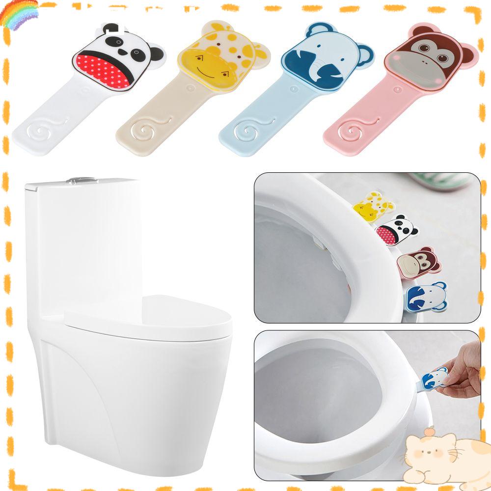 Solighter Toilet Lid Lifter Cartoon Closestool Lids Knob Aksesoris WC Pengangkat Penutup Toilet