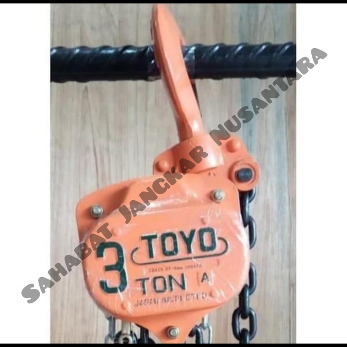 Chg Chain Block / Takel 3 Ton 5 Mtr Toyo Japan