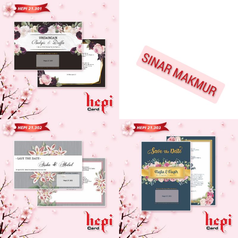 Undangan hepi 301, hepi 302, hepi 303