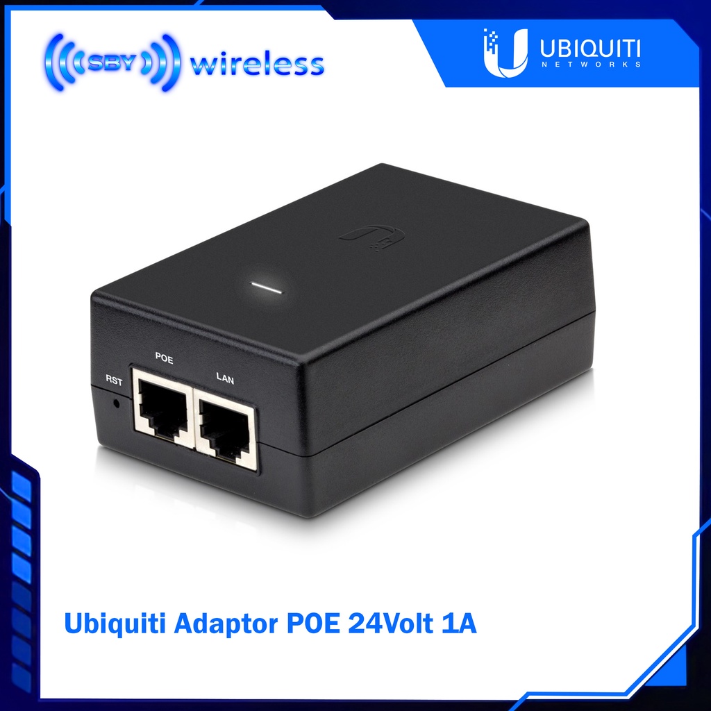 Ubiquiti Adaptor Poe 24v 1A Gigabit Ethernet