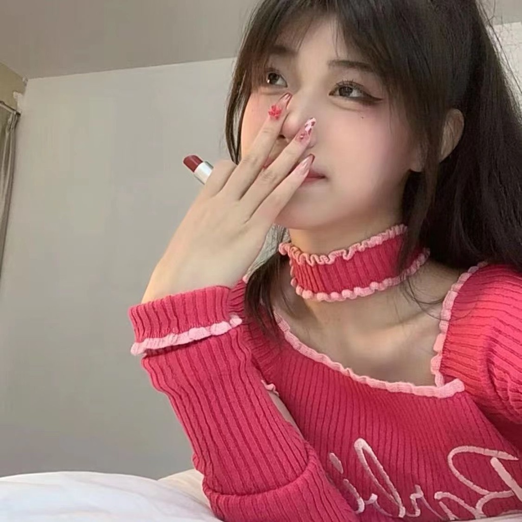 Keren!!! [Bordir Keinginan Murni] Hot Girl Slim Short High Waist Short Sleeve INS Super Hot Net Red Show White Top Dress