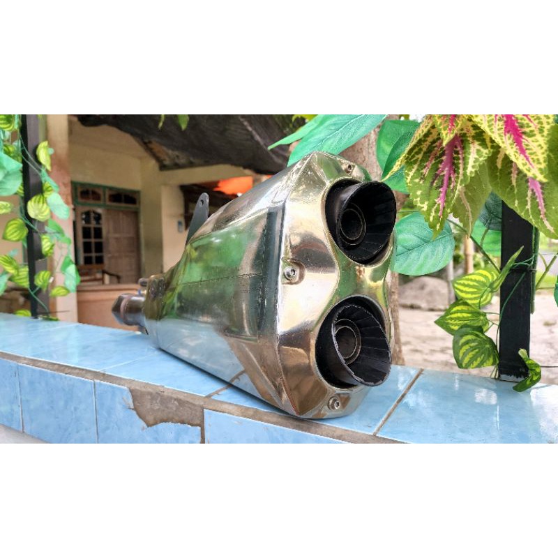 silincer knalpot Kawasaki ninja 1000sx z1000 limbah moge kenalpot H2 ori