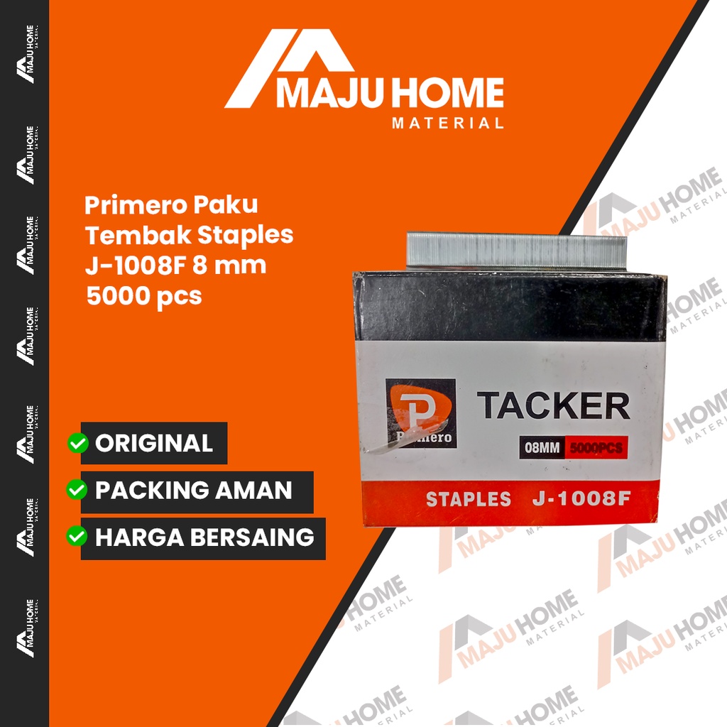 

Primero Paku Tembak Staples J-1008F 8 mm 5000 pcs