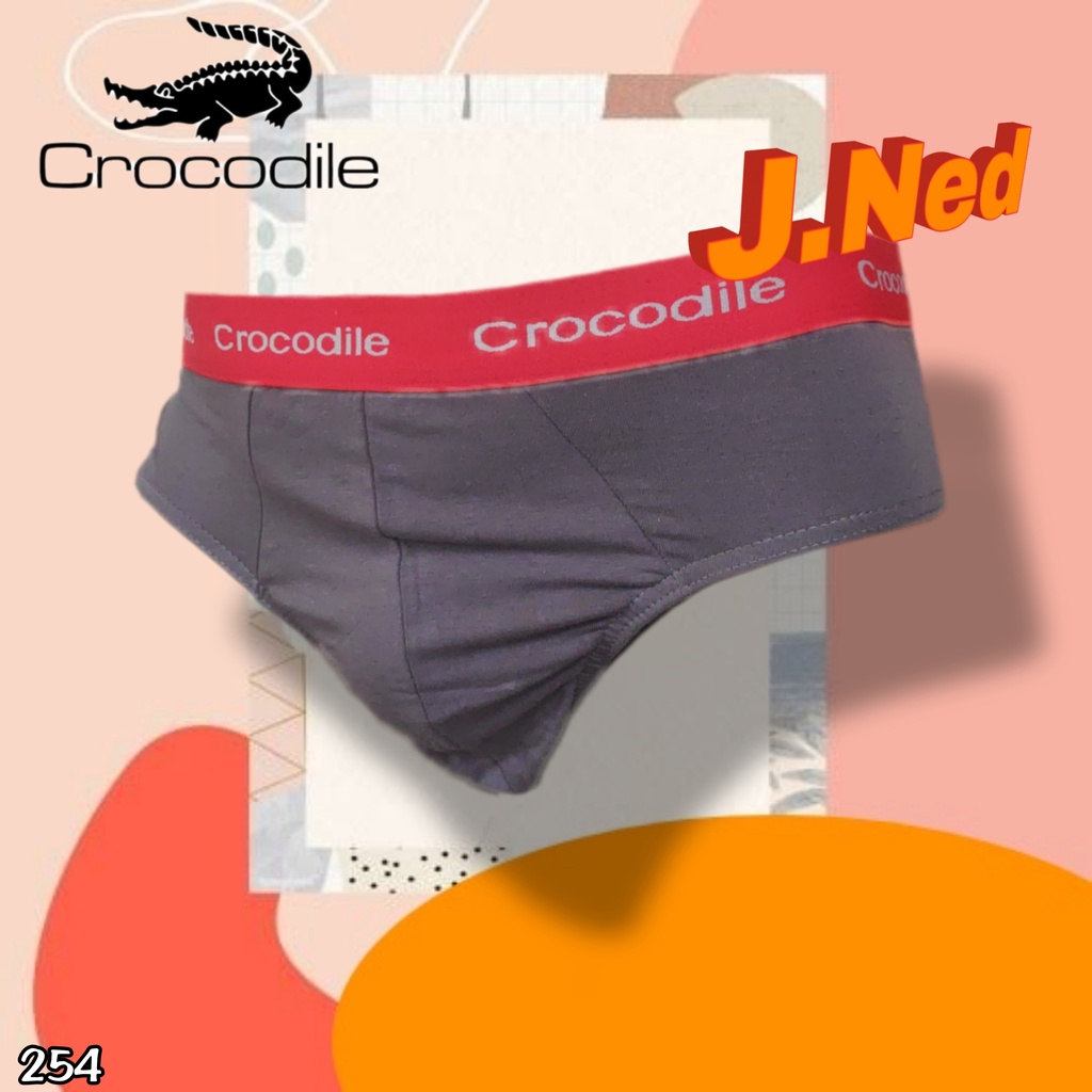 J254D - (1BOX ISI 2 PCS) CELANA DALAM PRIA CROCODILE SIZE S - XL