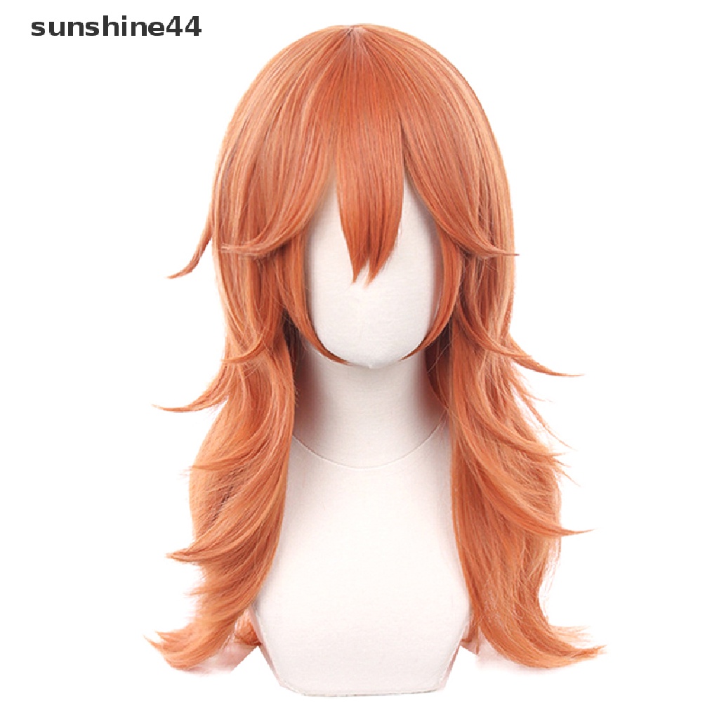 Sunshine Dokidoki Anime Cosplay Chain Man Angel Devil Wig Cosplay Properti Foto.