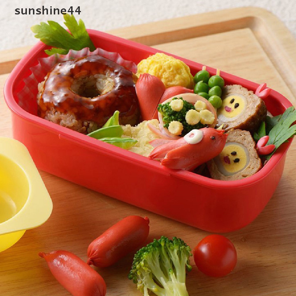 Sunshine 2Pcs Cetakan Donat Sushi &amp; Onigiri Rice Ball Mold Bento Diy Set Bento Dapur.