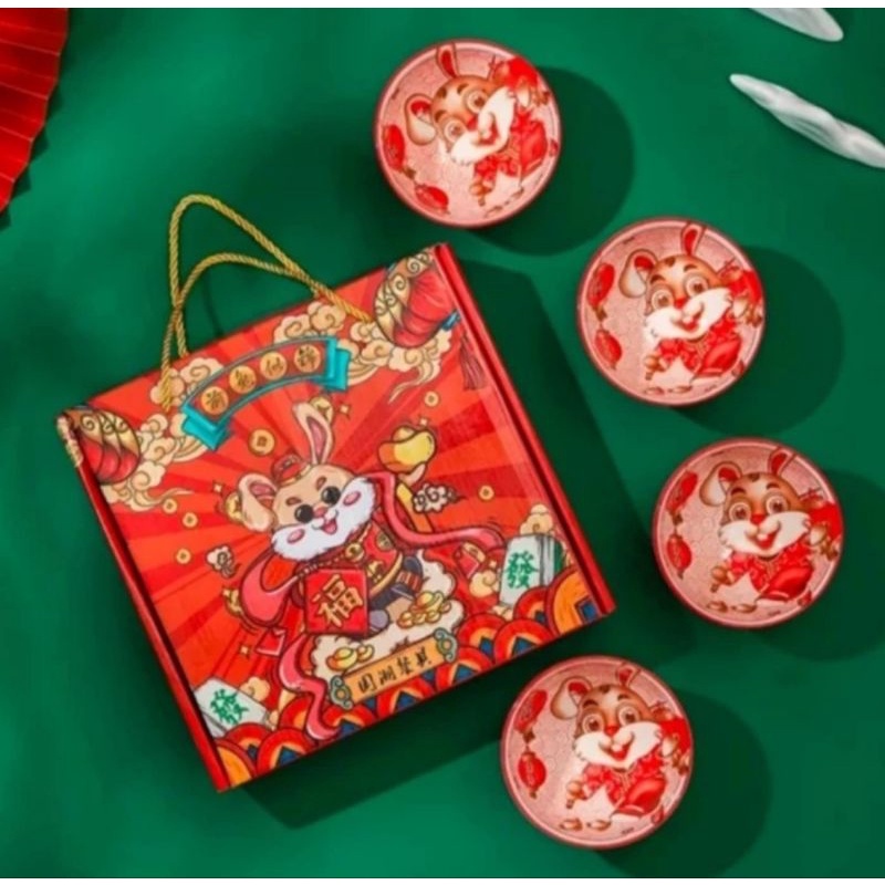

Hampers Mangkok Chinese New Year - Imlek Set Bowl 2023