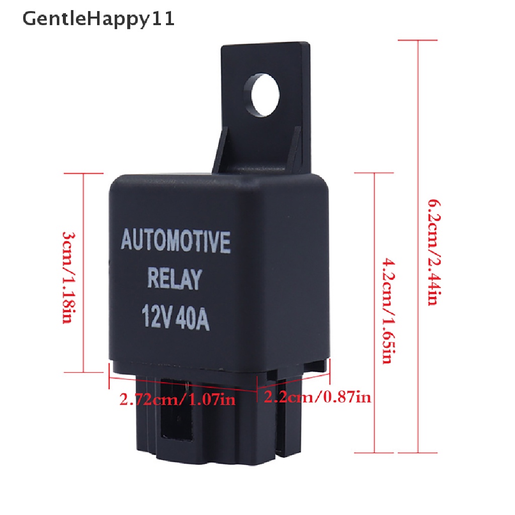 Gentlehappy Relay Kipas Switching Heavy Duty Pengganti 12V 24V 40A Otomotif Profesional id