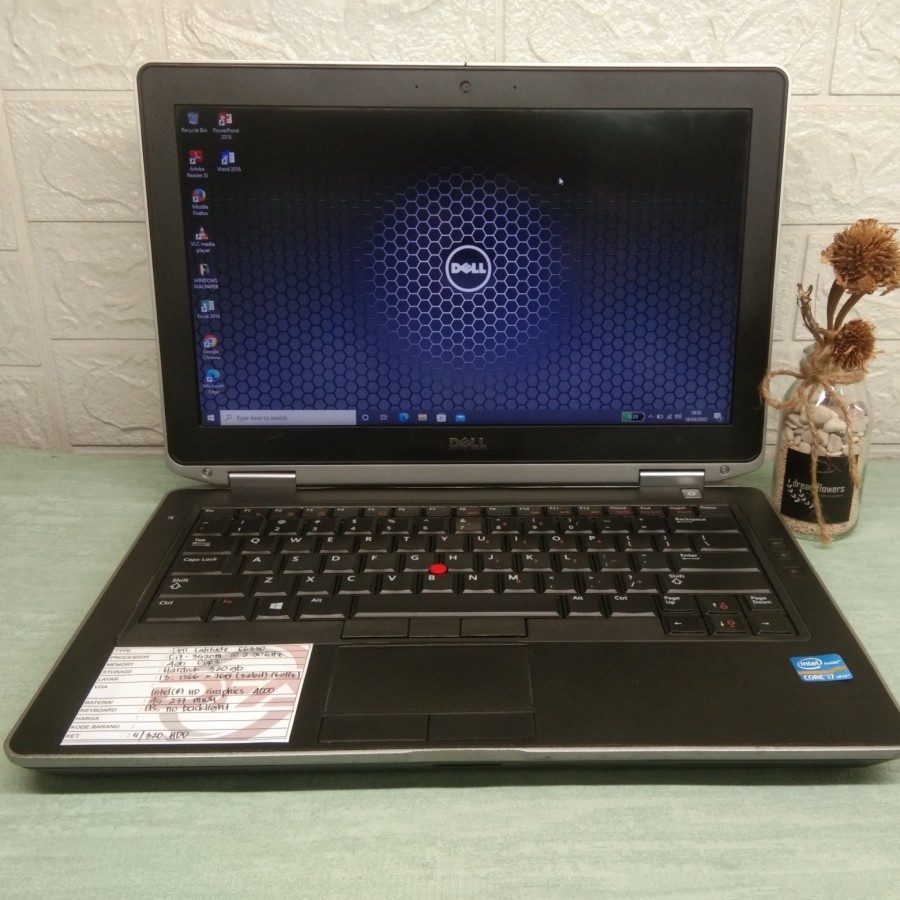 Dell Latitude E6330 Core i7 ram 8gb Ssd 256gb Mulus BERGARANSI