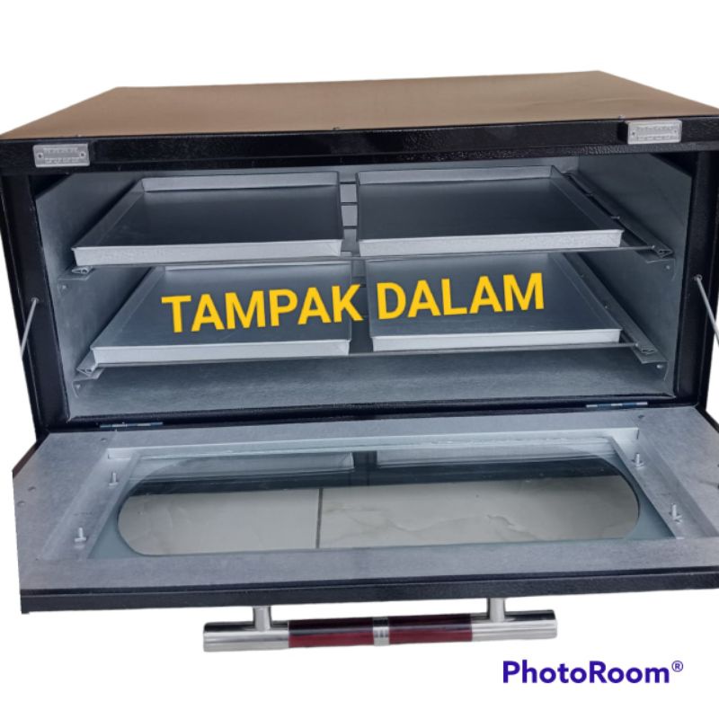 Oven Tangkring Kompor 2 Tungku Ukuran 60x40x36 Kapasitas 2 loyang