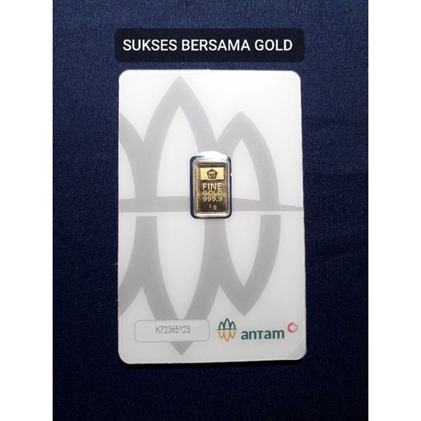 EMAS LM ANTAM 1 GRAM SERTIFIKAT PRESS 2023, 2024, 2025.