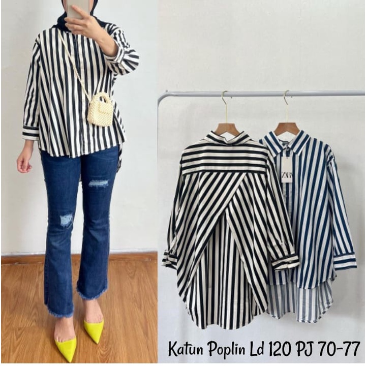 Shirt zara stripe import