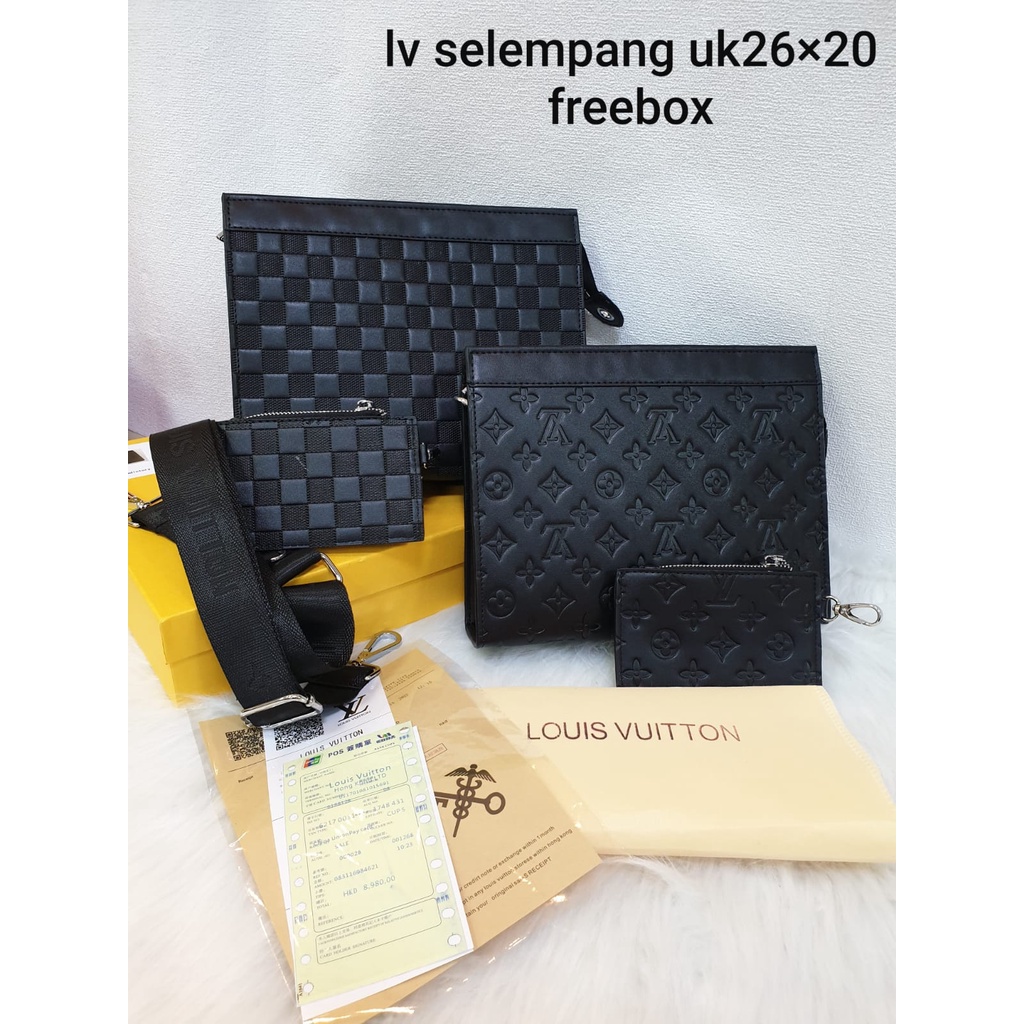Clutch set dompet selempang emboss L-2620