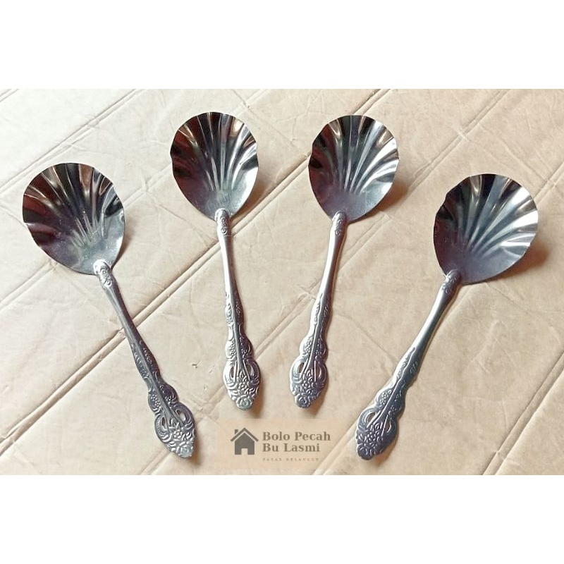 Irus WAYANG DAUN Sayur Stainless / Centong Sayur Stainless / Centong Sayur Daun Murah / Centong Sayu