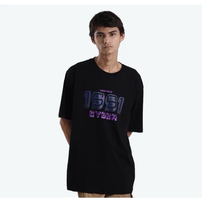 Roughneck T416 Black Cyber Crew Tshirt