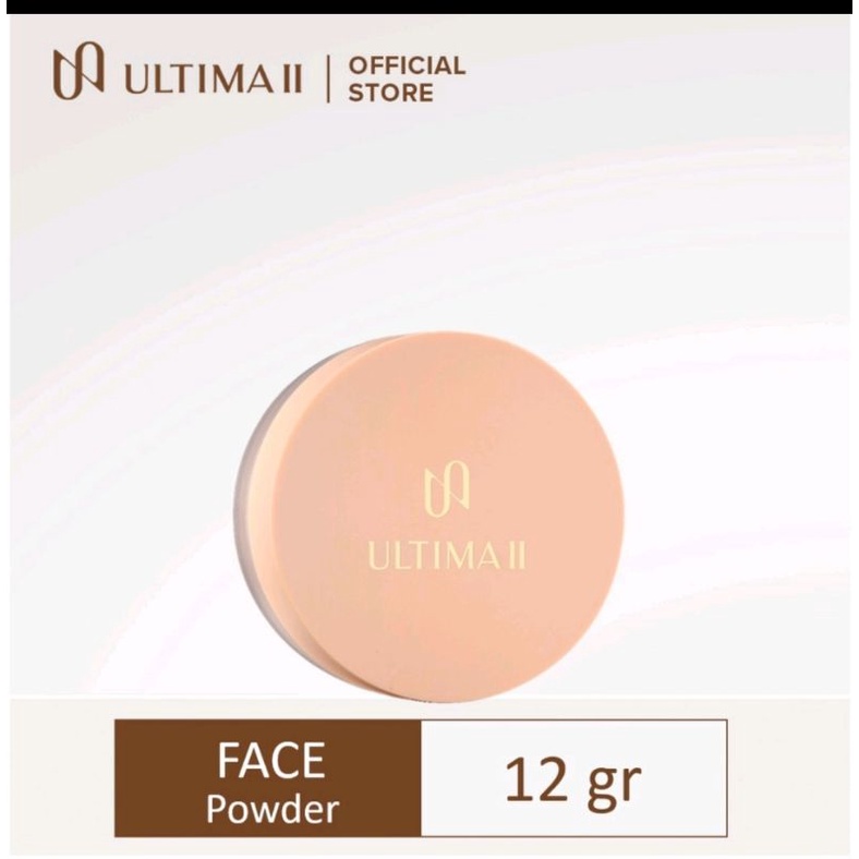 ULTIMA II NAKED FACE POWDER kemasan baru ( BEDAK TABUR ) 12GR bandung