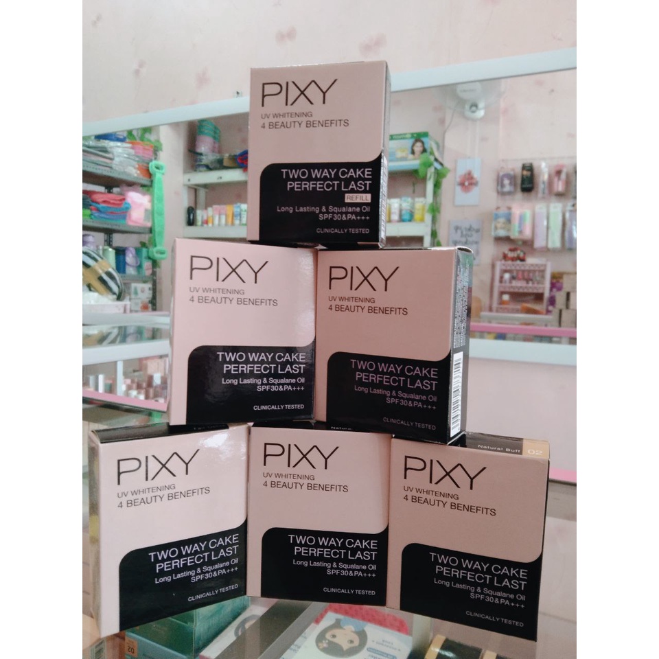pixy UV whitening compact powder