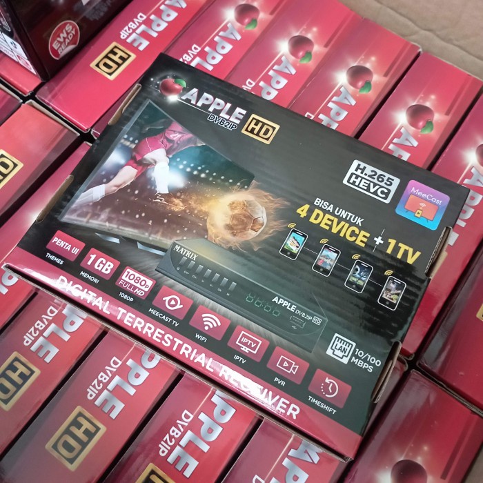 ✿ BISA COD✿ MATRIX APPLE DVB2IP BISA SHARE SIARAN TV KE 4 DEVICE ATAU HP TERBARU - +RCA(TV TABUNG)