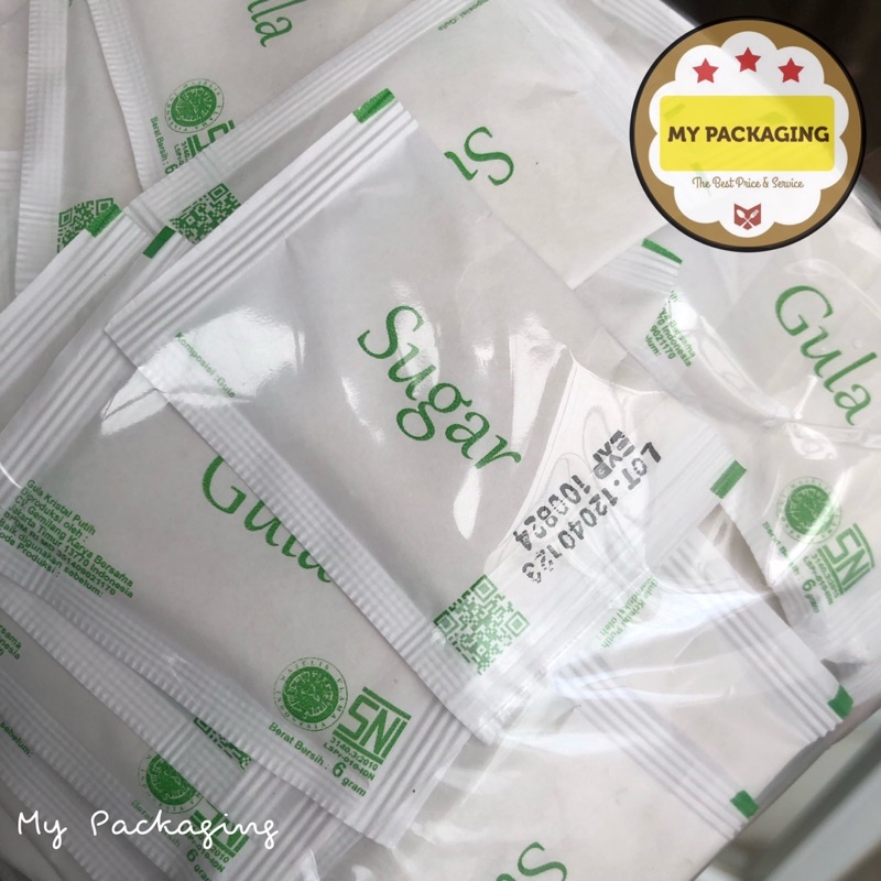 White Sugar Sachet /Gula Putih Sachet isi 125pcs/Pack (harga per Pack)