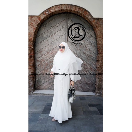 M567 JANNAH SYARI DRESS SET HIJAB KHIMAR SYARI GAMIS PREMIUM MEWH ELEGAN POLA MERMAID BABYDOLL FURIN