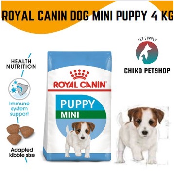 Royal canin anjing mini puppy 4kg | makanan anjing 4 kg