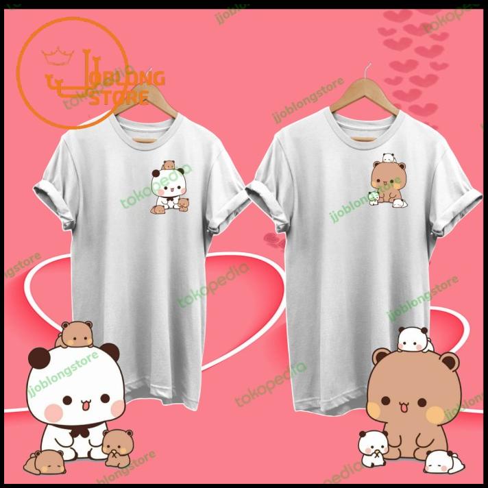 Baju Couple Pria Wanita Bubu & Dudu 5 /Kaos Couple/T-Shirt Couple