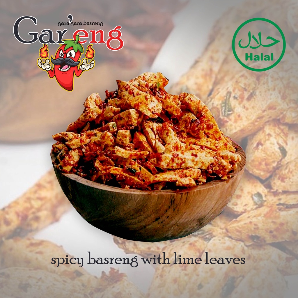 

Basreng Daun Jeruk 50 Gram Pedas