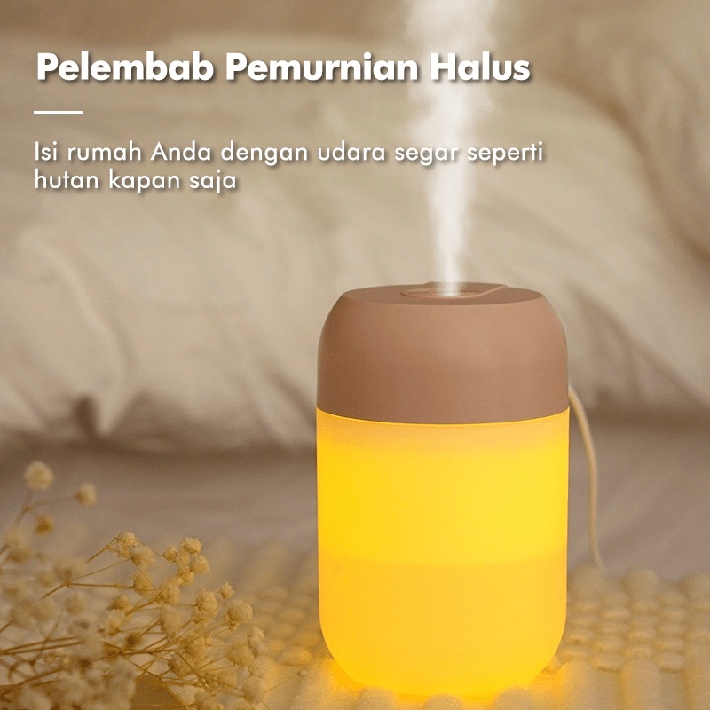 Mini Humidifier 300ml / Aromatherapy Purifier Diffuser/ Penjernih Udara Aromaterapi Portable