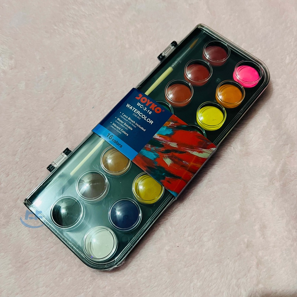 

Watercolour Cat Air Palette - Joyko 16 Colour WC-3-16