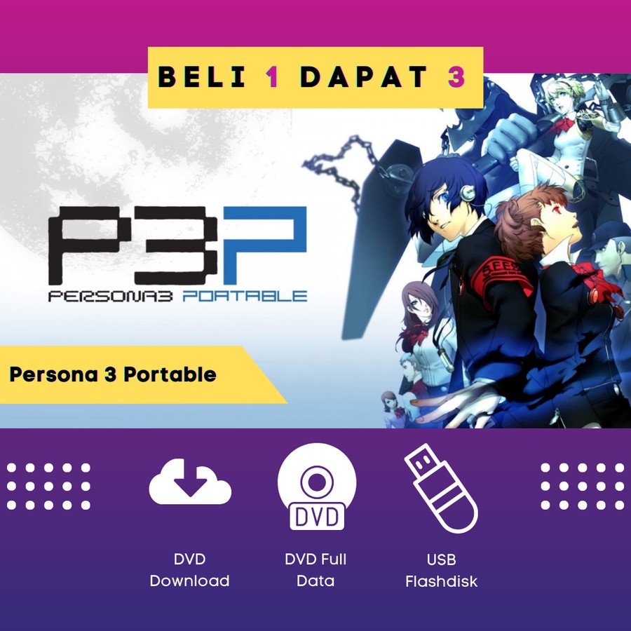 Persona 3 Portable & Persona 4 Golden Bundle | Game PC Original