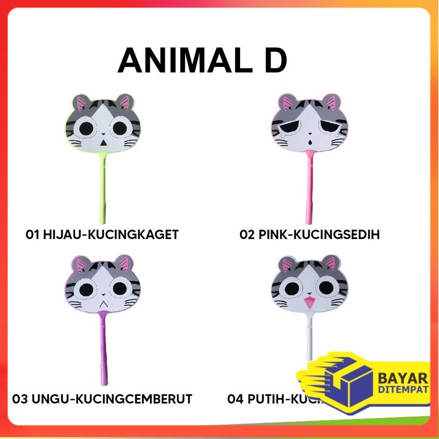 

[MDP] PULPEN KIPAS BULAT KUCING LUCU UKURAN BESAR - BALLPOINT BOLPEN PENA KARTUN CHI THE CAT ANIMAL CARTOON KARAKTER