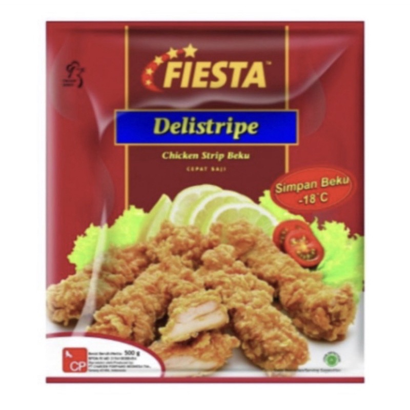 Fiesta Delistripe Chicken Strip Beku 500gr