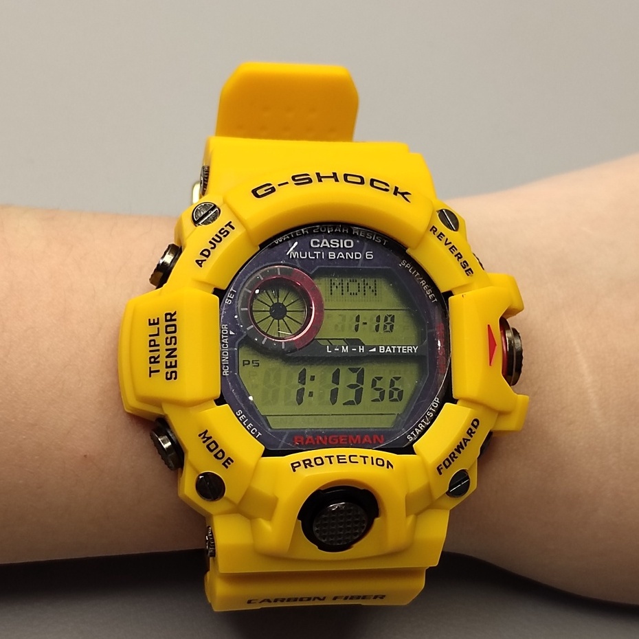 Jam Tangan Pria Casio G-Shock RANGEMAN GW-9430EJ-9JR Yellow