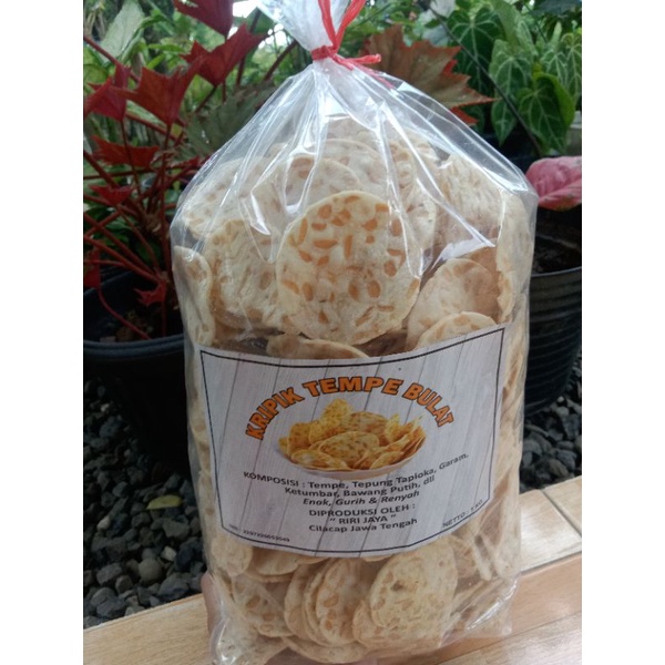 

kripik tempe bulat RJ kemasan 1kg