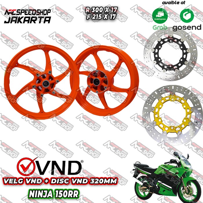 Vnd Velg Racing Six Star - Ninja Rr / R Orange Velg #Rcb #Oz #Delkevic #Original