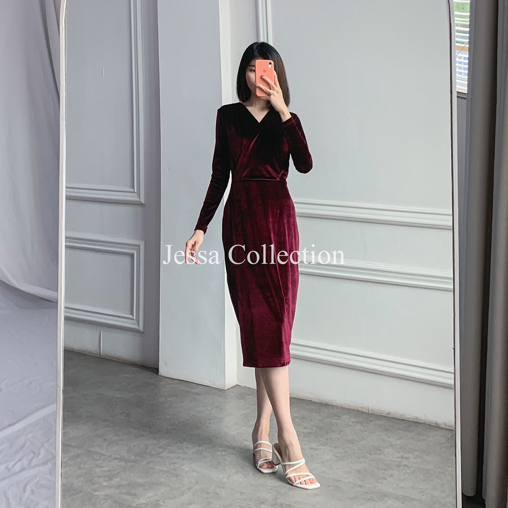 Velvet Dress Meladi FG