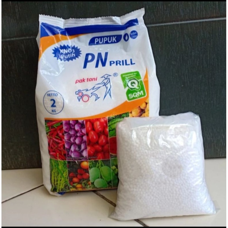 pupuk pembuahan KNO3 putih pak tani kemasan repack 100 gram