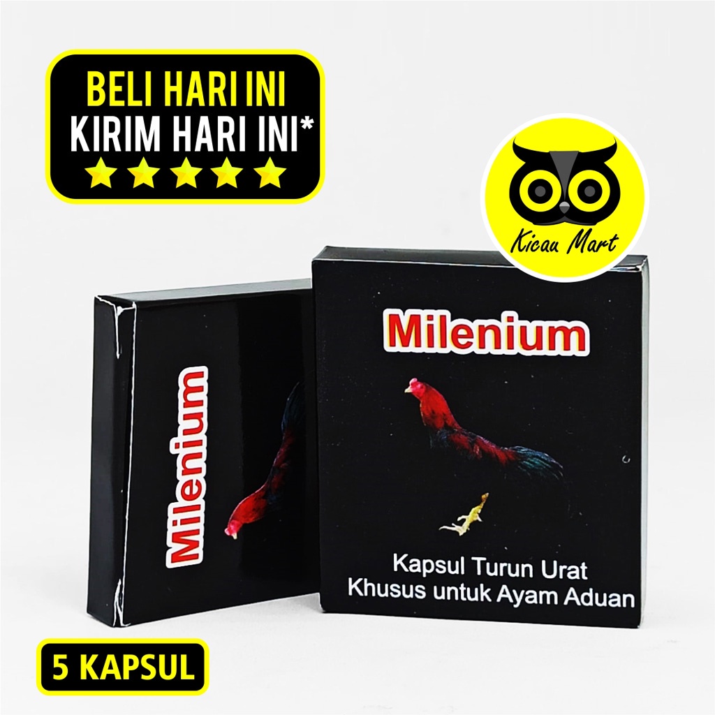 KAPSUL TURUN URAT MILENIUM JAMU AYAM JAGO BANGKOK ADUAN OBAT AYAM JAGO KAKI BENGKAK TEDUN LUMPUH KAPSUL TURUN URAT MILLENIUM