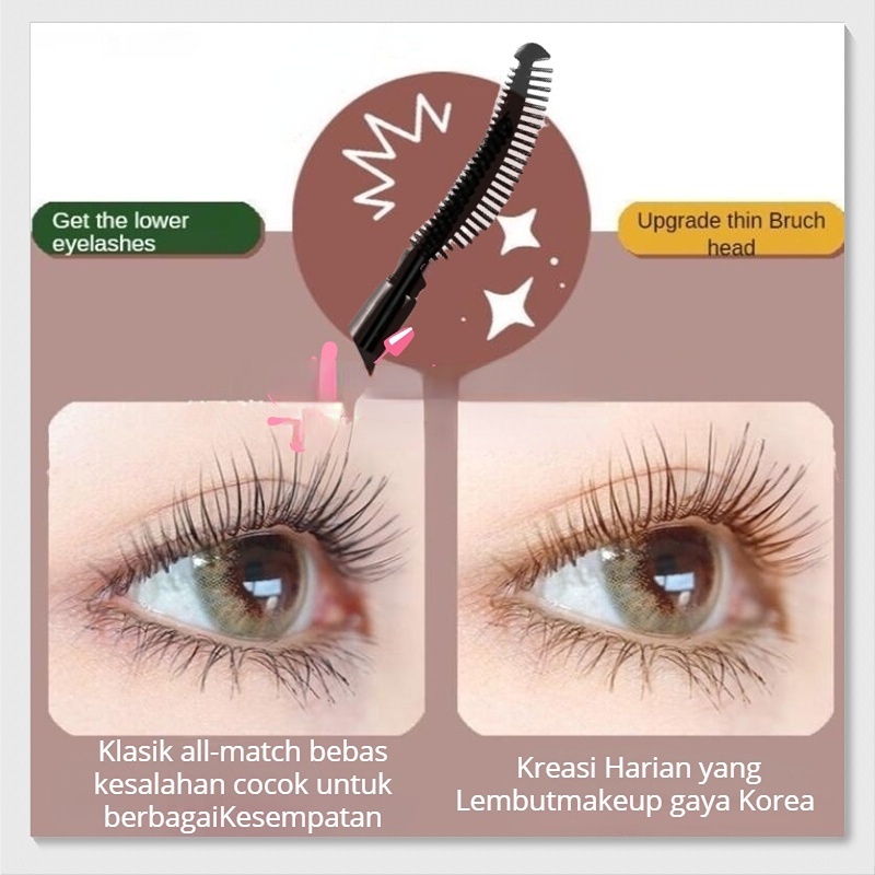 Mascara Waterproof Profesional Long Lasting Gunakan Dengan Bulu Mata Palsu Perpanjang Bulu Mata Maskara