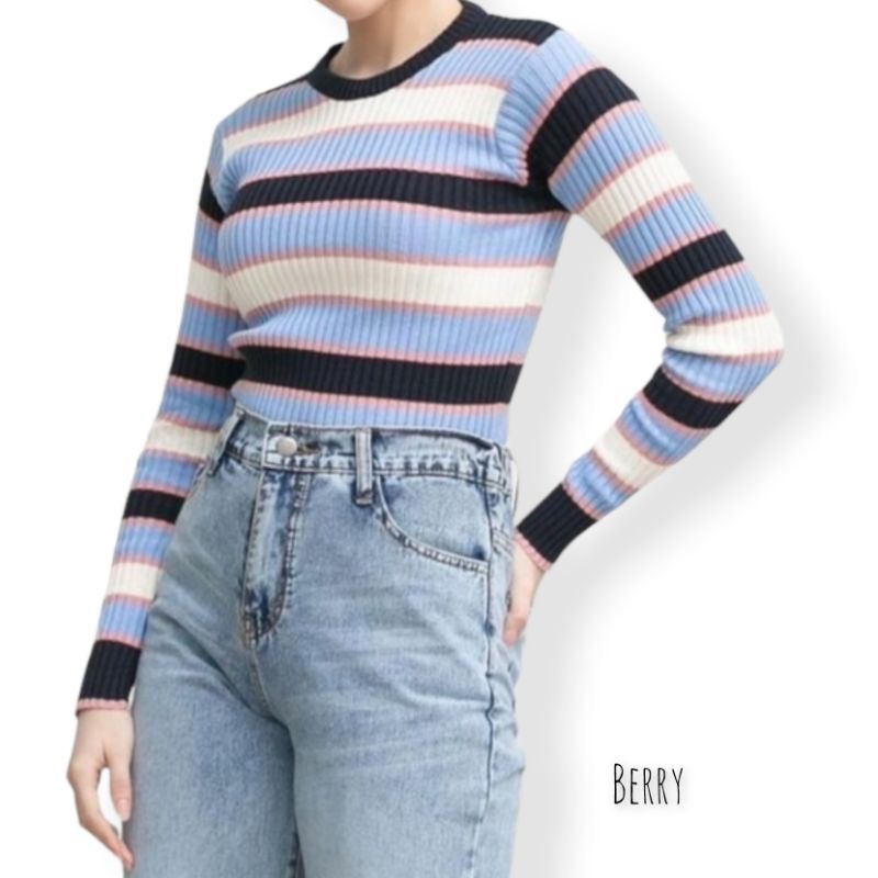 Belleza oulet baju rajut Cardigan rajut atasan wanita Bica Knit Inner premium