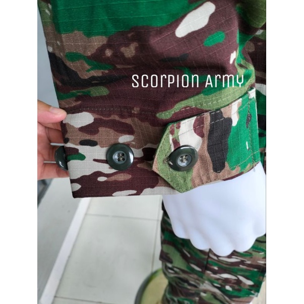 Setelan Baju PDL TNI AD Terbaru Bahan TC