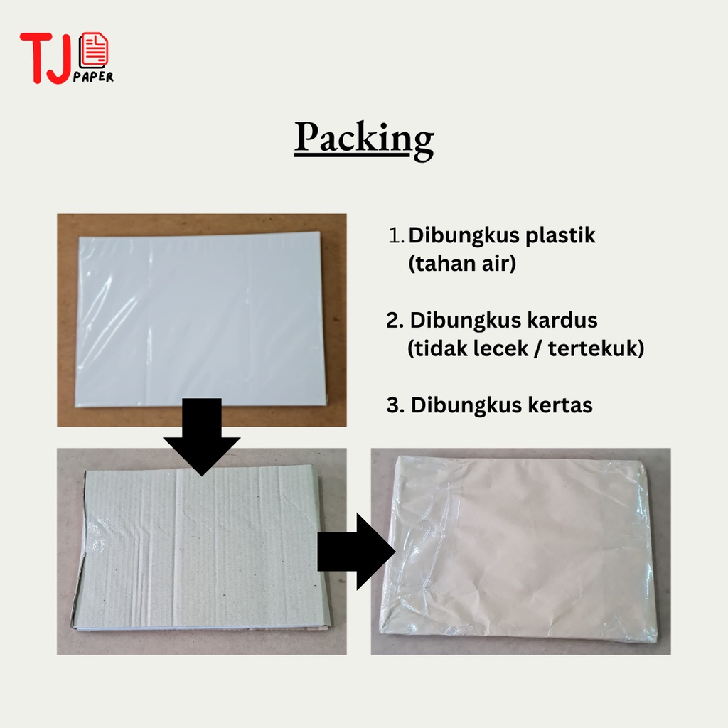 

(50 lembar) Karton Linen Tebal 230 gsm A4 - Pindodeli RJ4
