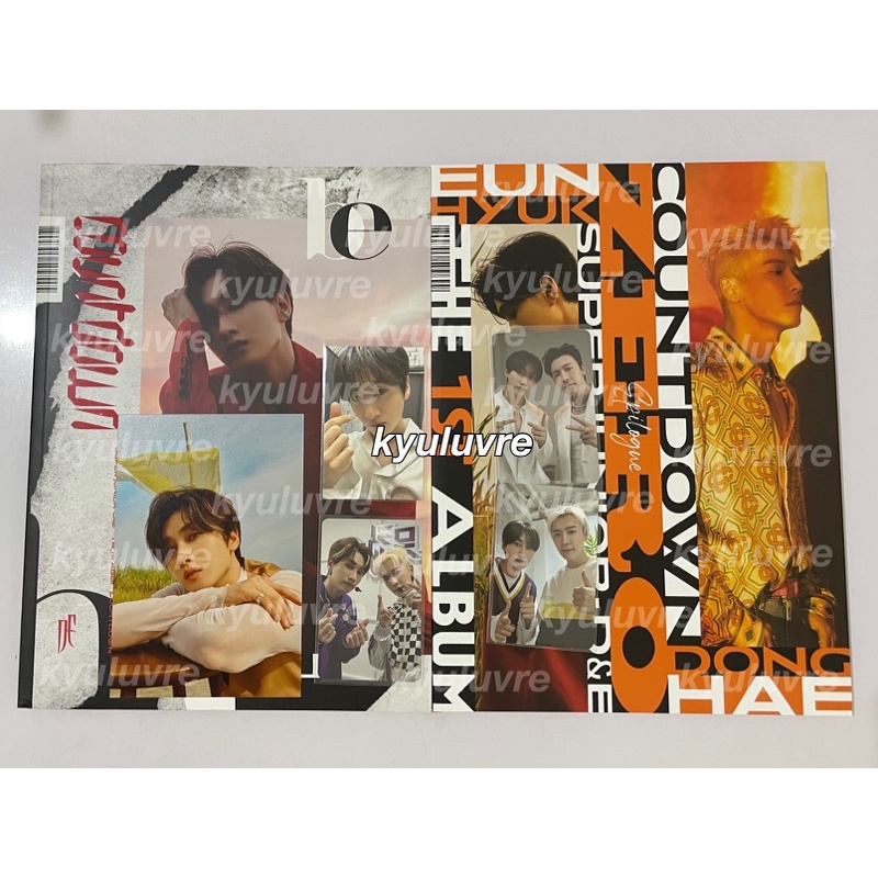 Super Junior D&E Album Unsealed suju dne donghae eunhyuk pc photocard be version ver countdown epilo