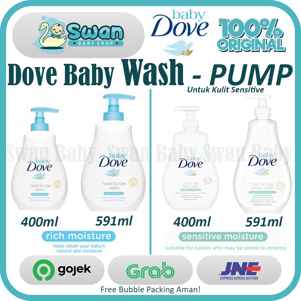 Dove Baby PUMP Wash Size 400ml &amp; 591ml