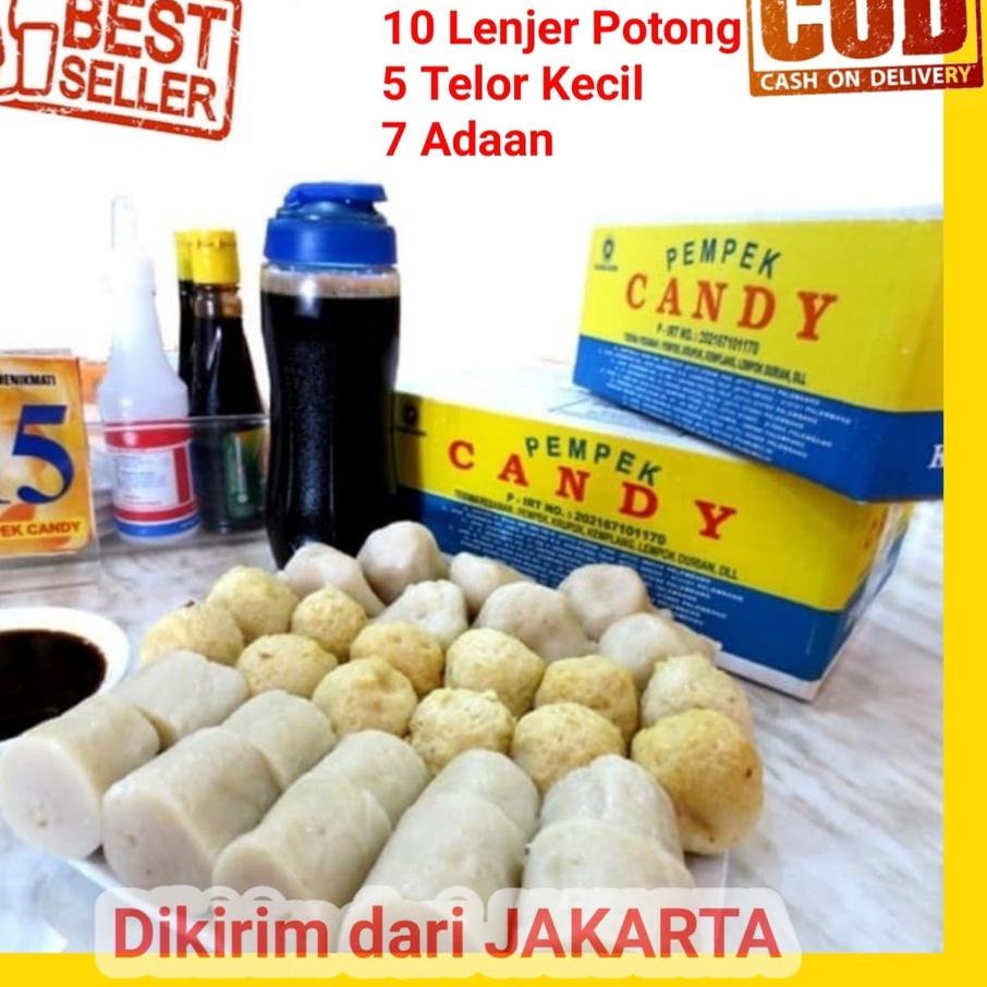 

SNA542 Pempek Candy Palembang Asli Paket Ampera Kecil Empek Empek Mpek mpek ++