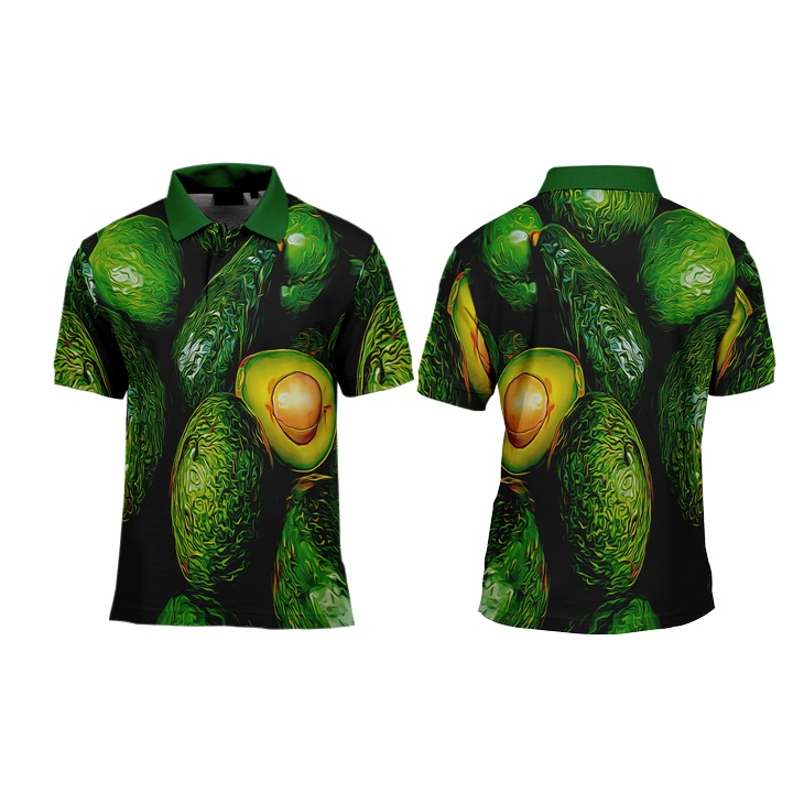 T-shirt pria baju alpukat anak/dewasa Fullprinting 3D terbaru 2023